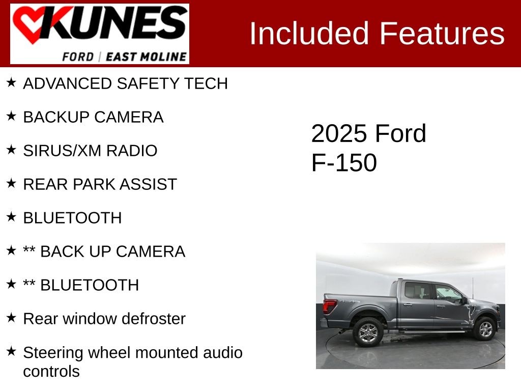 Used 2025 Ford F-150 XLT Truck SuperCrew Cab