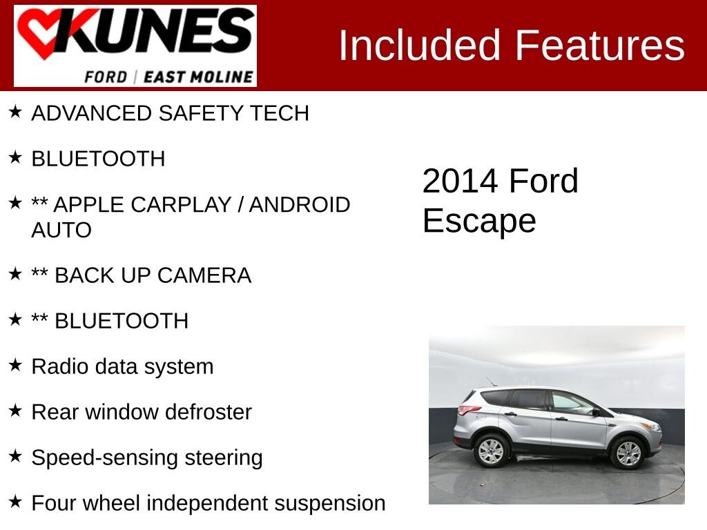 Used 2014 Ford Escape S SUV