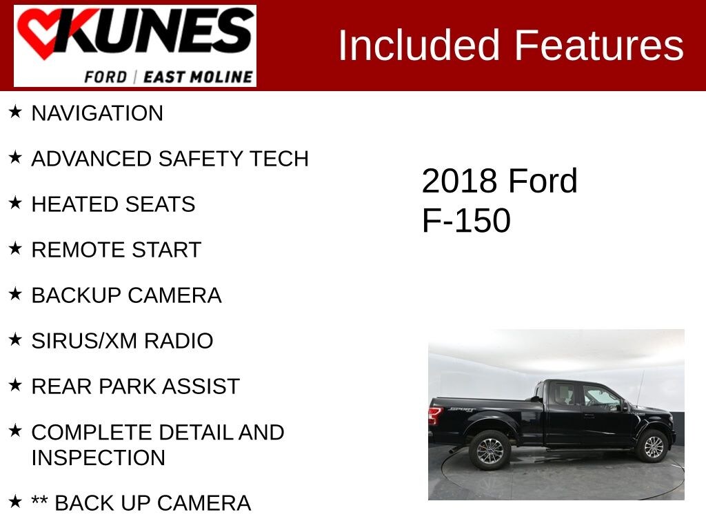 Used 2018 Ford F-150 XLT Truck SuperCab Styleside