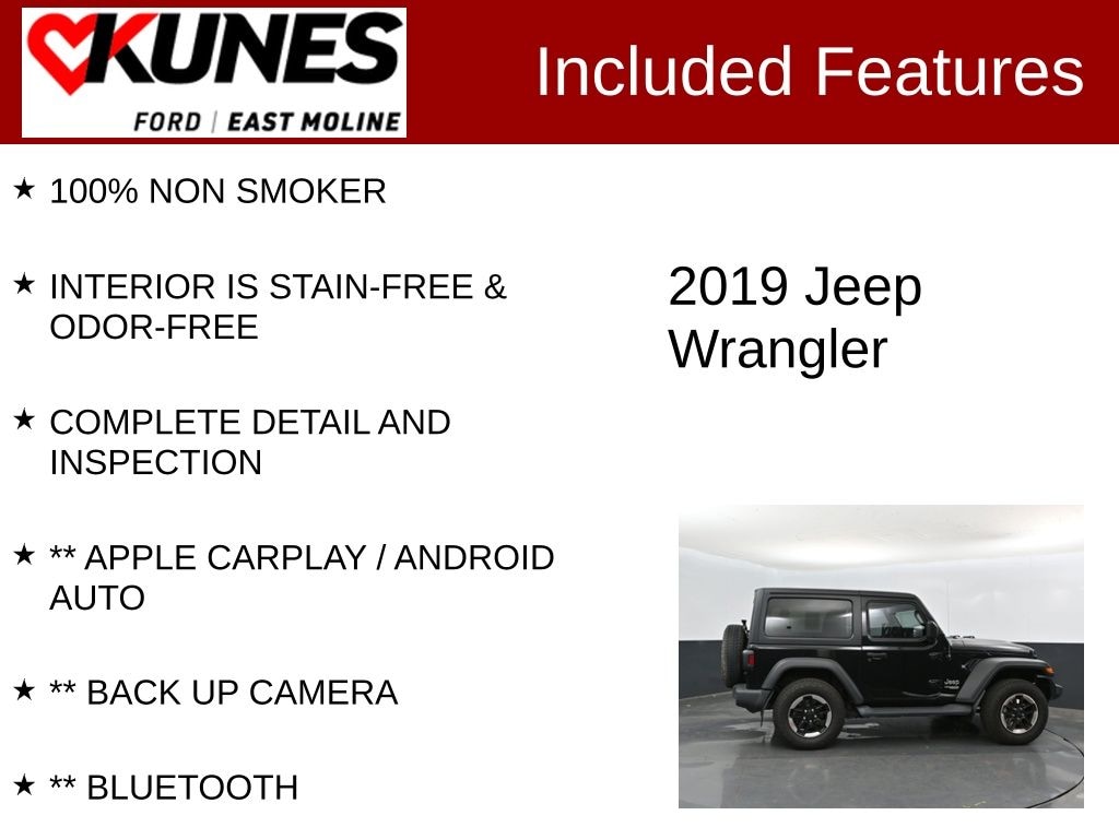 Used 2019 Jeep Wrangler Sport S SUV