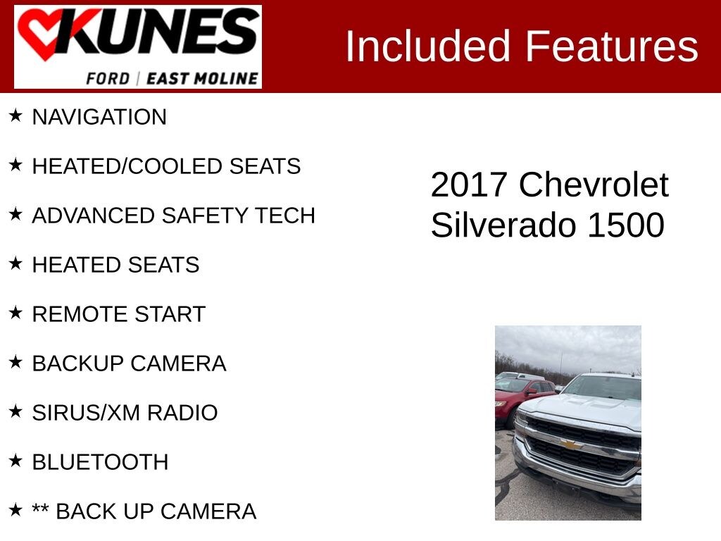 Used 2017 Chevrolet Silverado 1500 LT LT1 Truck Crew Cab