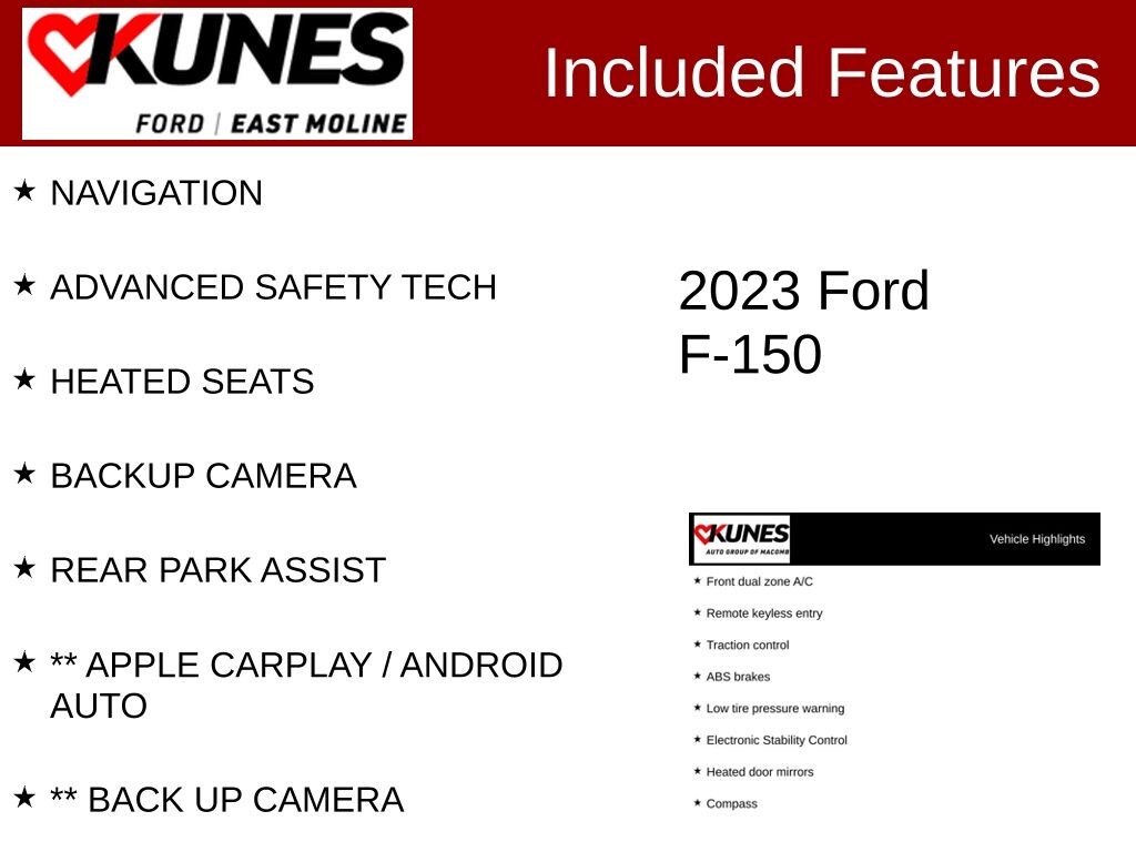 Used 2023 Ford F-150 Truck SuperCrew Cab