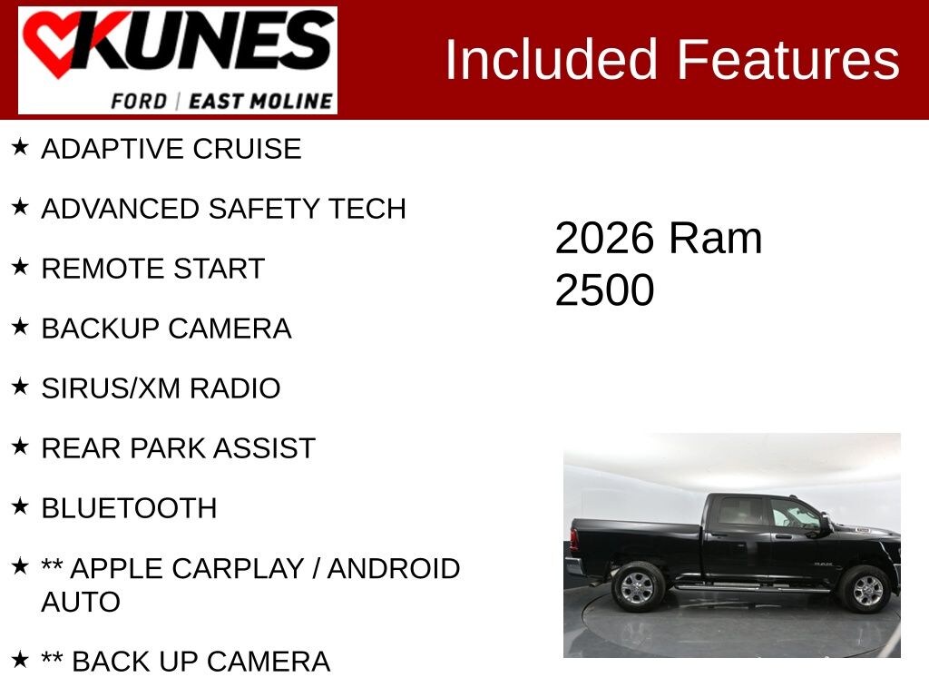 Used 2026 Ram 2500 Big Horn Truck Crew Cab