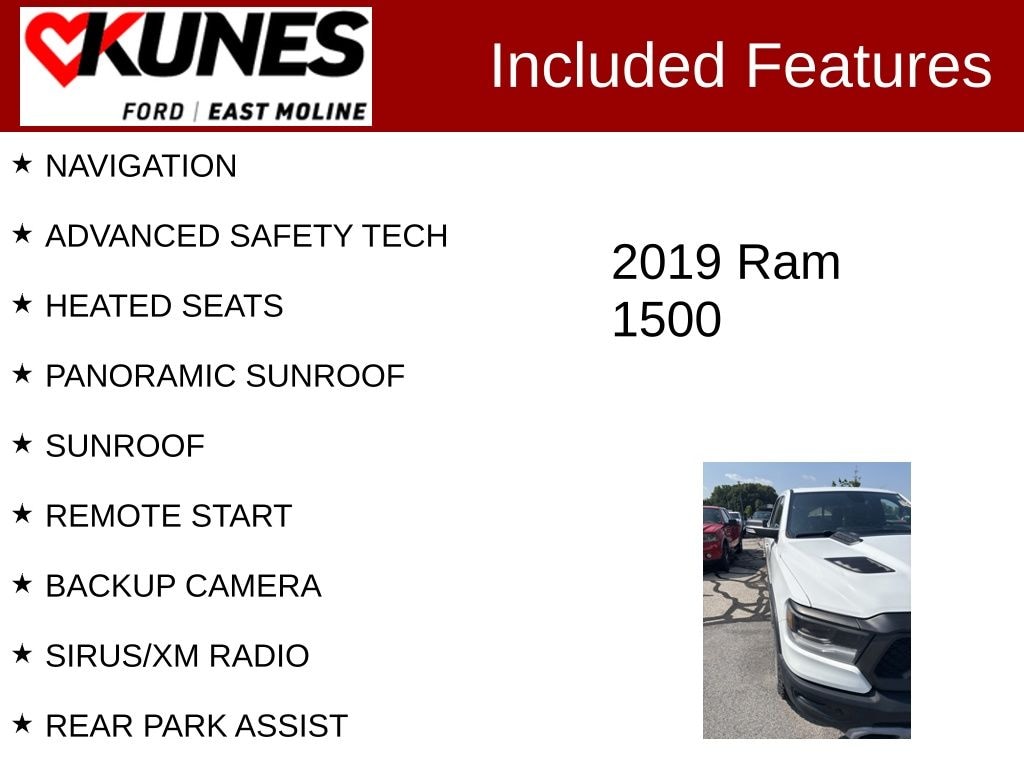 Used 2019 Ram 1500 Rebel Truck Crew Cab