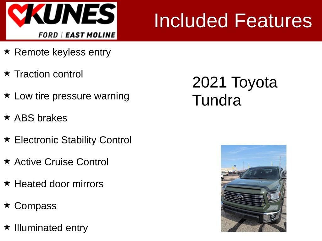 Used 2021 Toyota Tundra SR5 Truck CrewMax