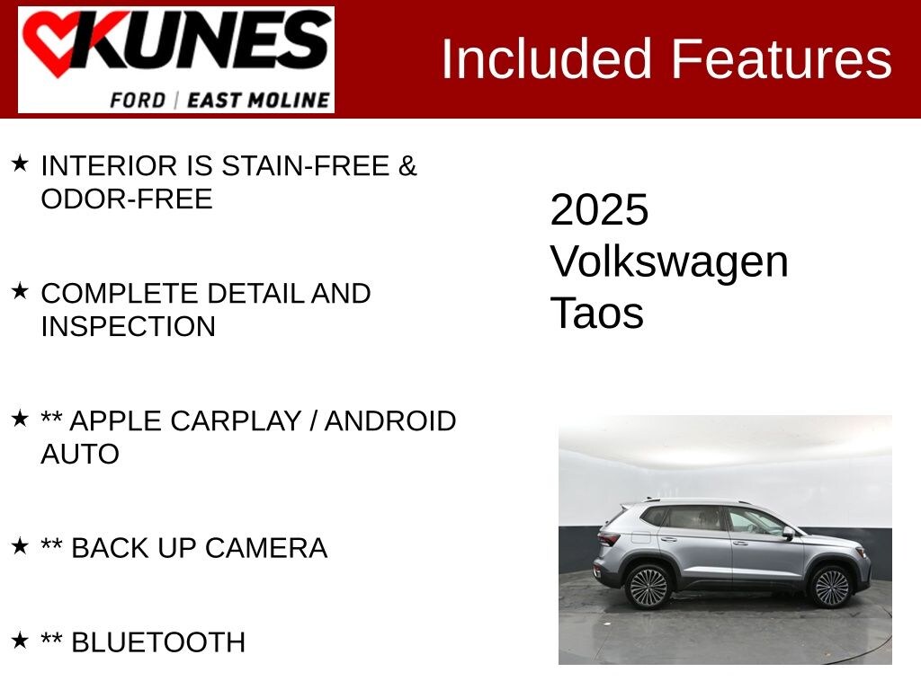 Used 2025 Volkswagen Taos 1.5T SE SUV