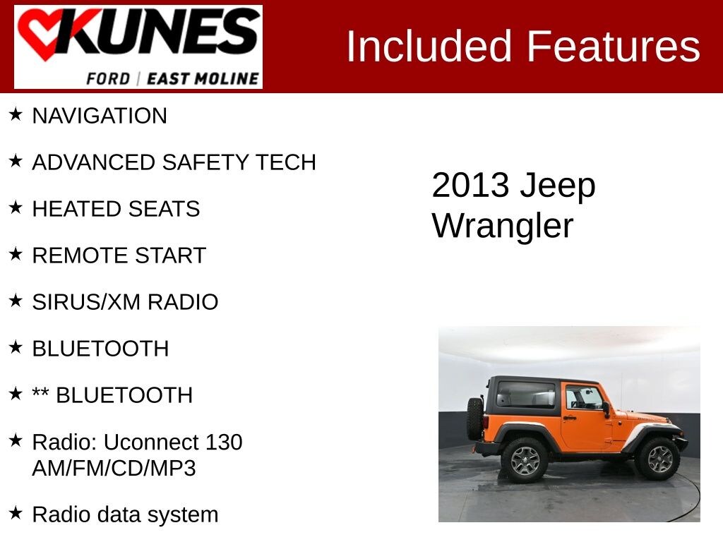 Used 2013 Jeep Wrangler Rubicon SUV
