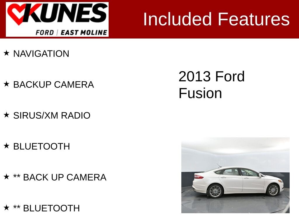 Used 2013 Ford Fusion SE Sedan