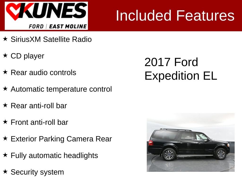 Used 2017 Ford Expedition EL XLT SUV