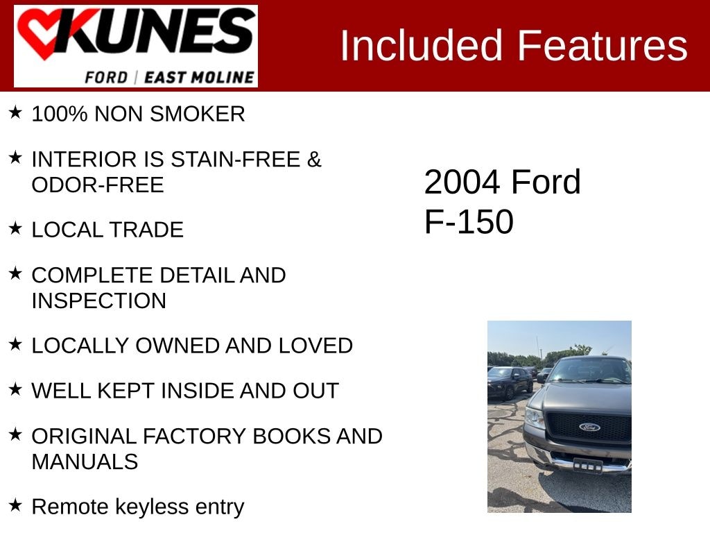 Used 2004 Ford F-150 XLT Truck Super Cab