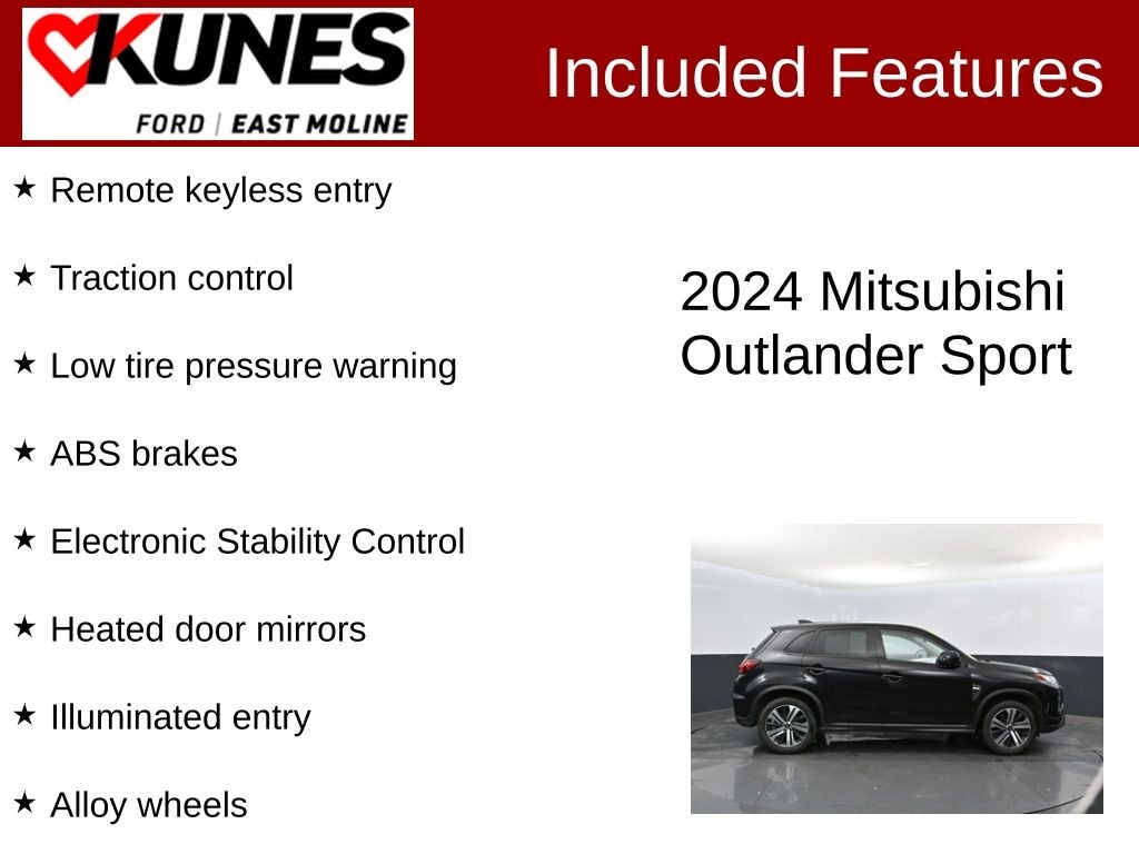 Used 2024 Mitsubishi Outlander Sport 2.0 ES SUV