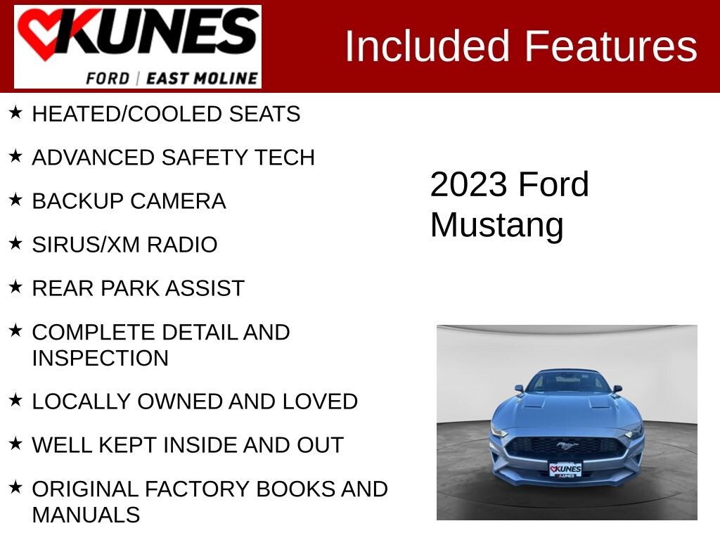 Used 2023 Ford Mustang Ecoboost Premium Convertible