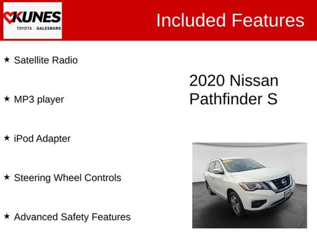 Used 2020 Nissan Pathfinder S SUV