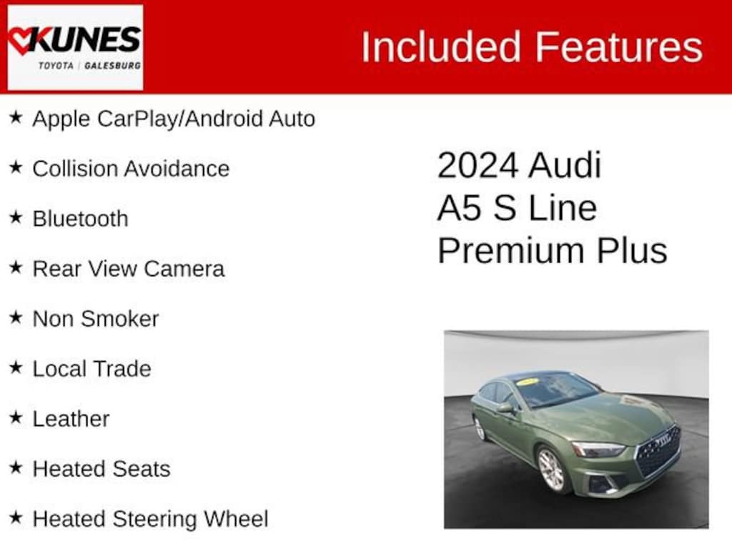 Used 2024 Audi A5 45 S line Premium Sportback