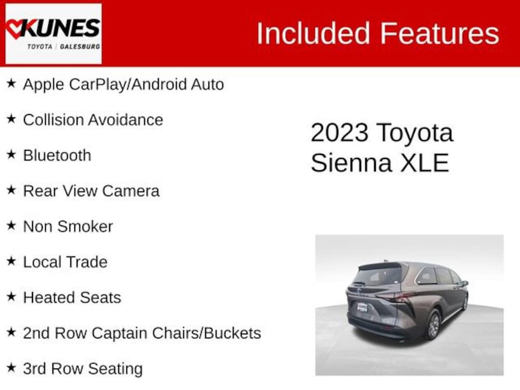 Used 2023 Toyota Sienna XLE Van Passenger Van
