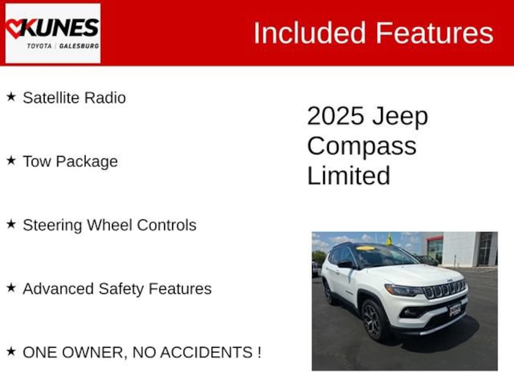 Used 2025 Jeep Compass Limited SUV