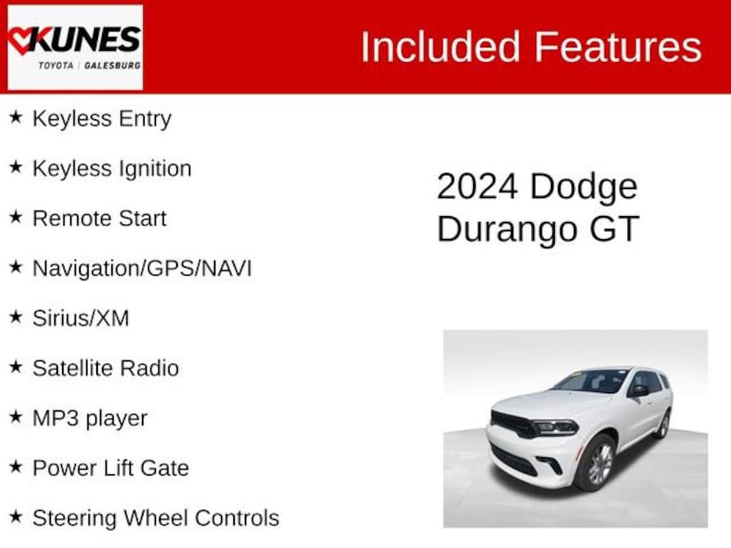 Used 2024 Dodge Durango GT SUV