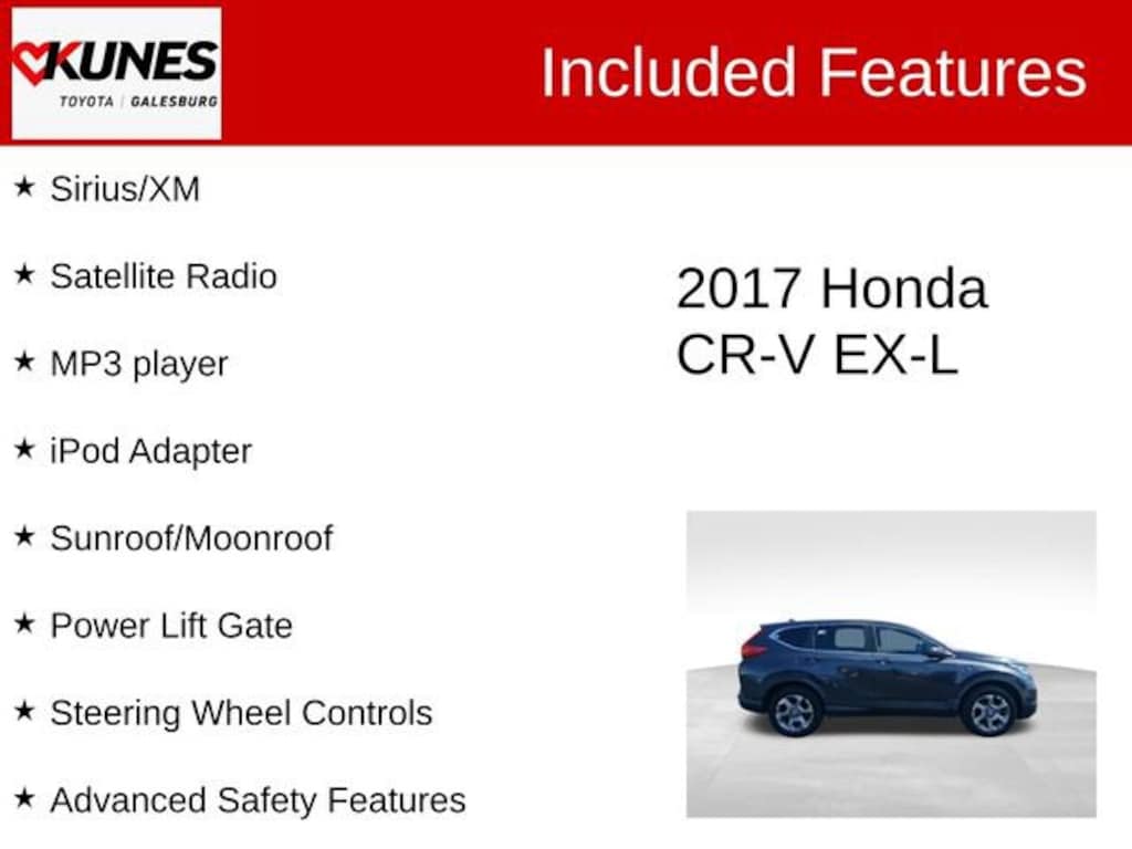 Used 2017 Honda CR-V EX-L SUV