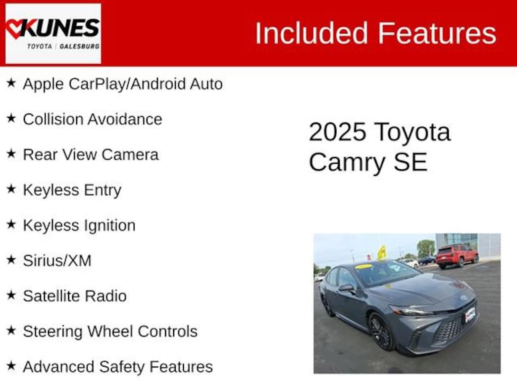 Used 2025 Toyota Camry SE Sedan