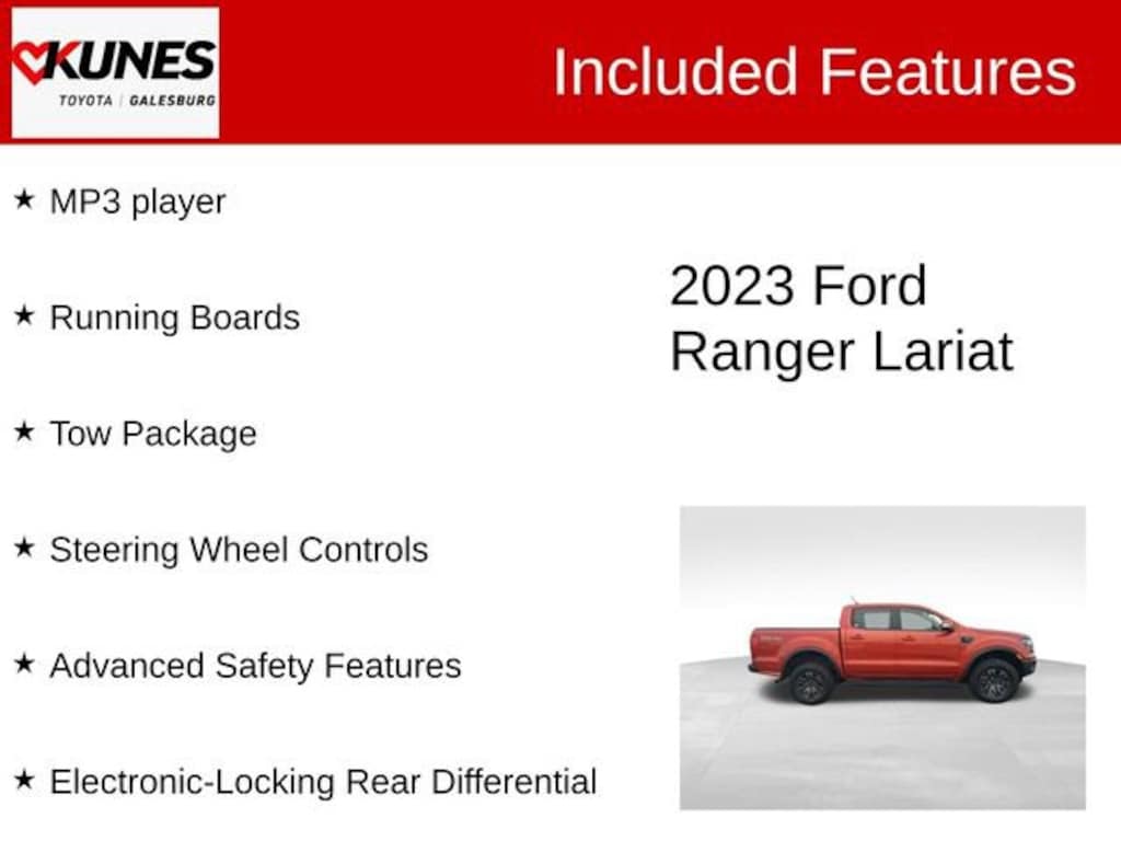 Used 2023 Ford Ranger Truck SuperCrew