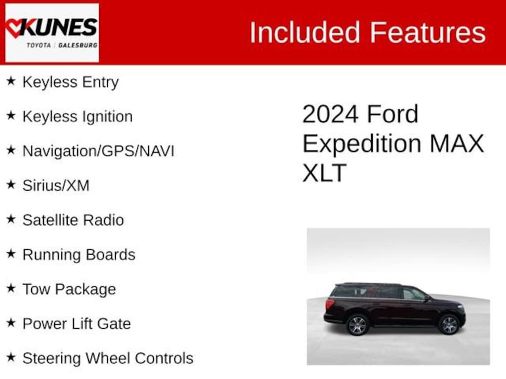 Used 2024 Ford Expedition Max XLT SUV