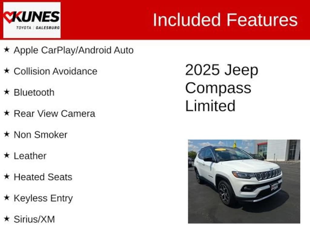 Used 2025 Jeep Compass Limited SUV