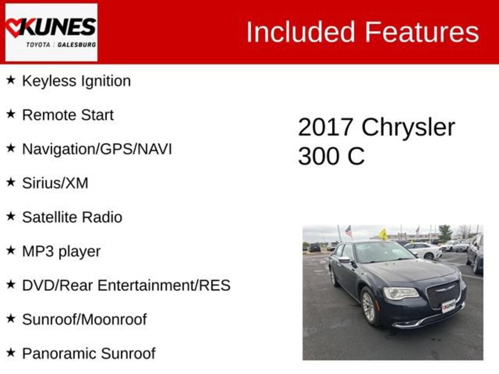 Used 2017 Chrysler 300C Base Sedan