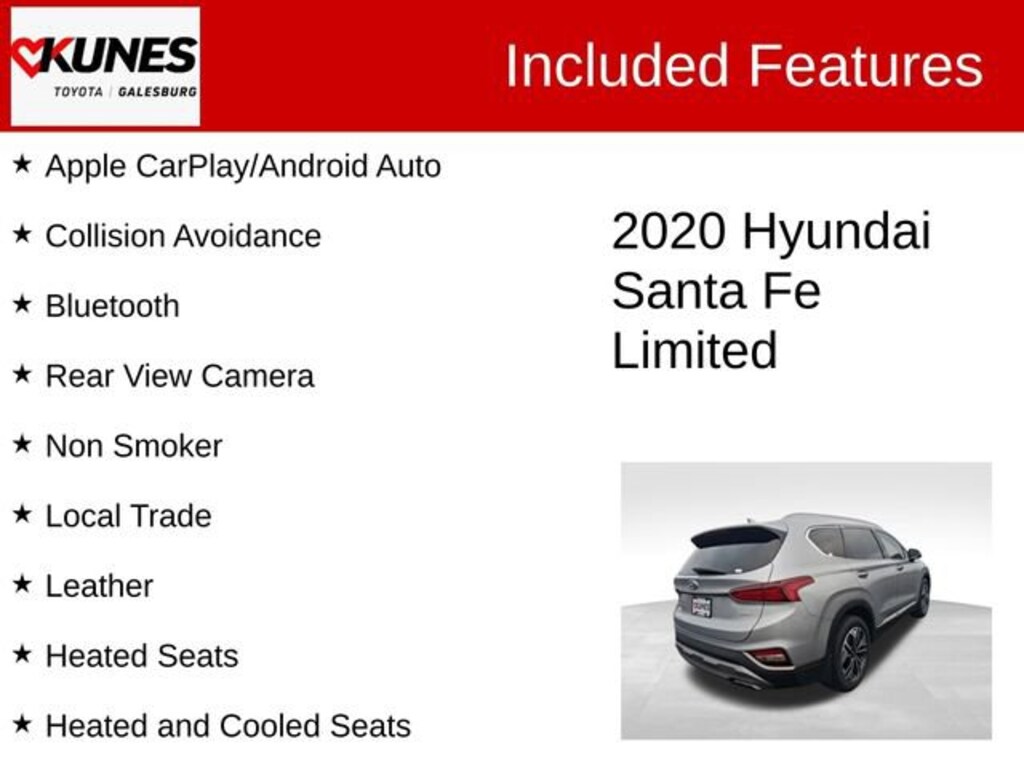 Used 2020 Hyundai Santa Fe Limited 2.0T SUV