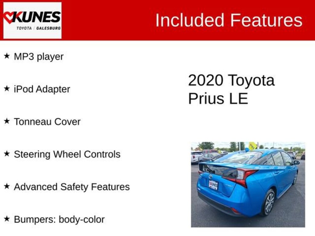 Used 2020 Toyota Prius LE AWD-e Hatchback