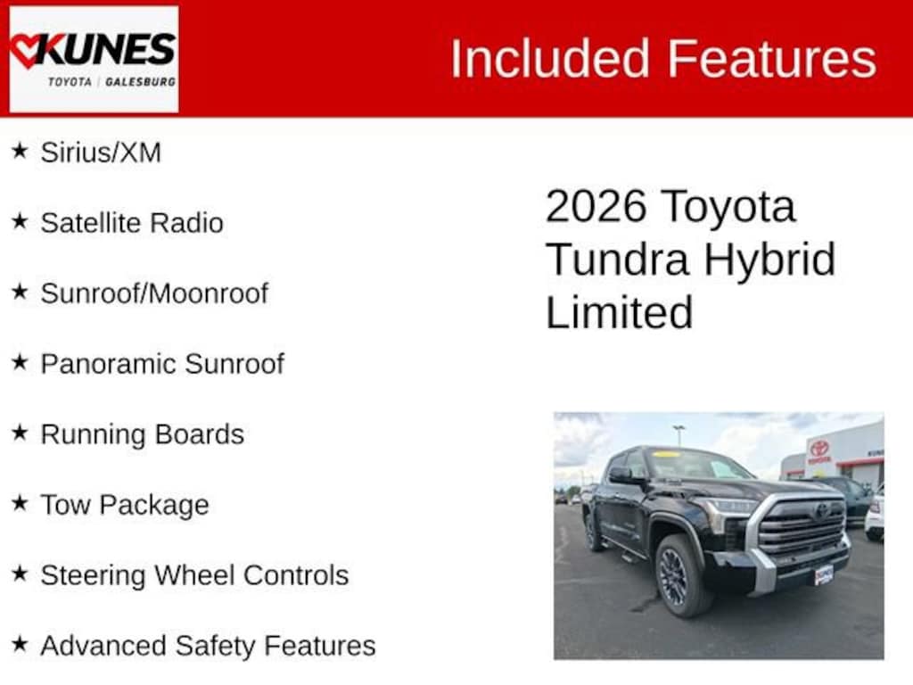 New 2026 Toyota Tundra i-FORCE MAX Limited LIMITED CREWMAX 5.5
