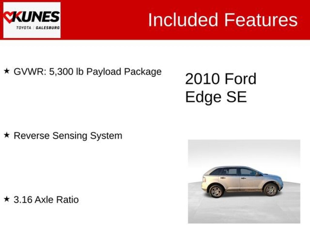 Used 2010 Ford Edge SE SUV
