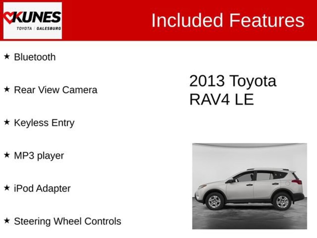 Used 2013 Toyota RAV4 LE SUV