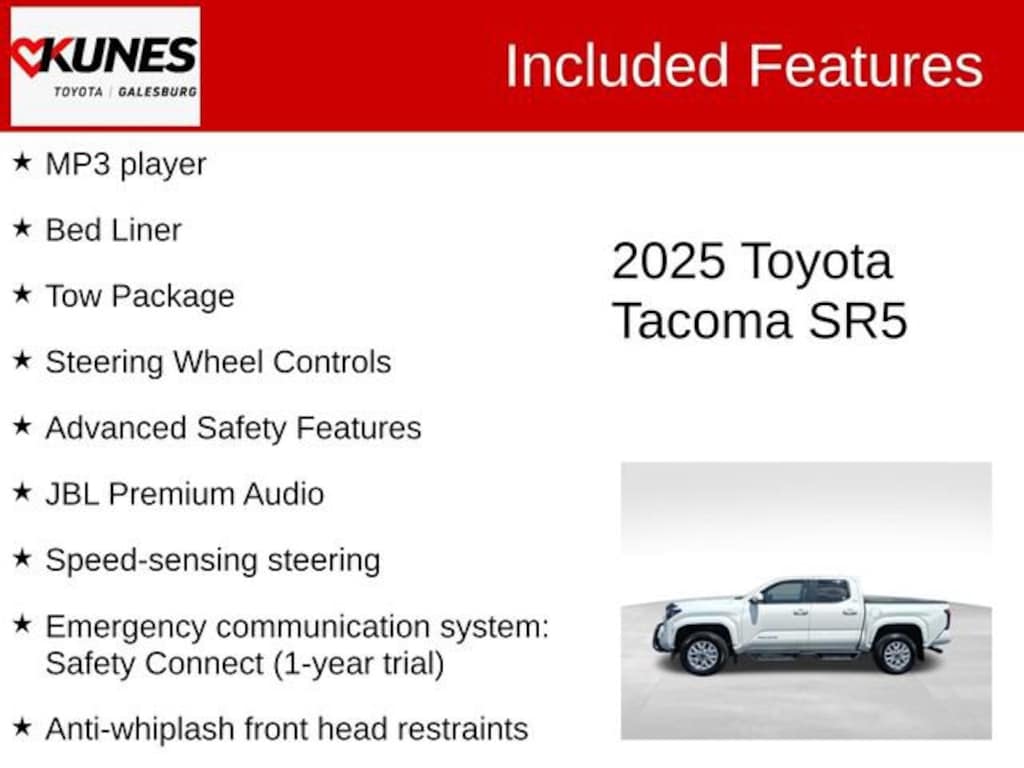 Used 2025 Toyota Tacoma SR5 Truck Double Cab