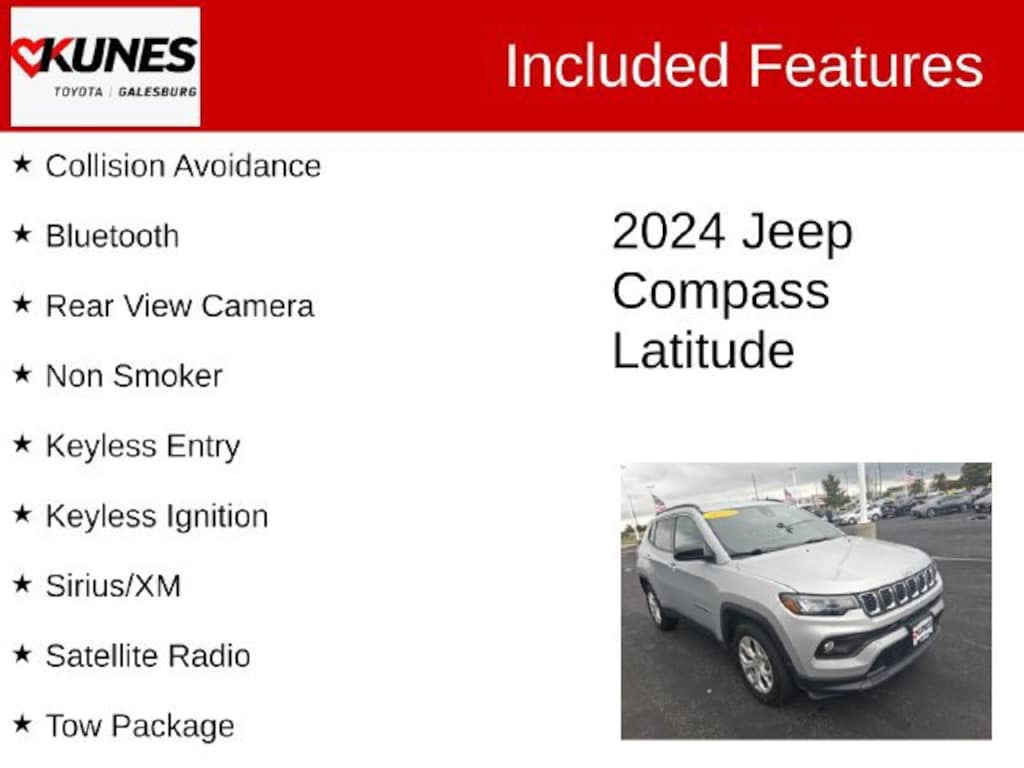 Used 2024 Jeep Compass Latitude SUV