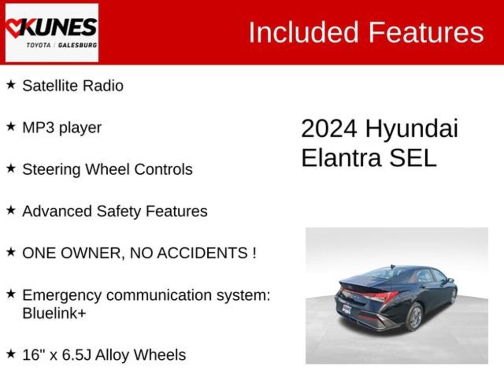 Used 2024 Hyundai Elantra SEL Sedan