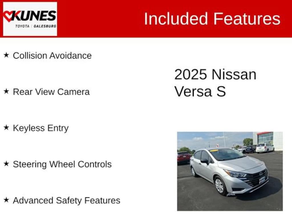 Used 2025 Nissan Versa 1.6 S Sedan