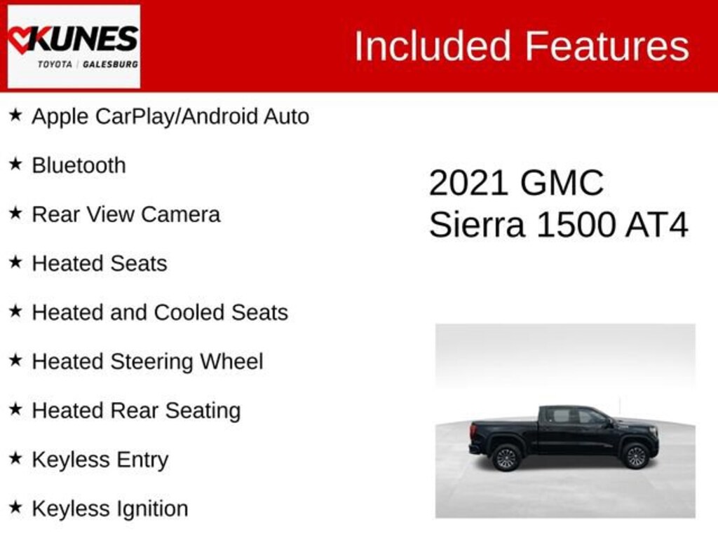 Used 2021 GMC Sierra 1500 AT4 Truck Crew Cab