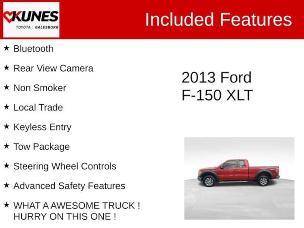Used 2013 Ford F-150  Truck SuperCab Styleside