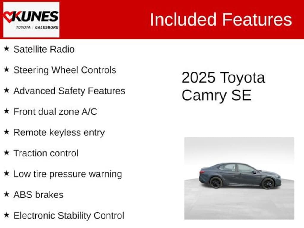 Used 2025 Toyota Camry SE Sedan