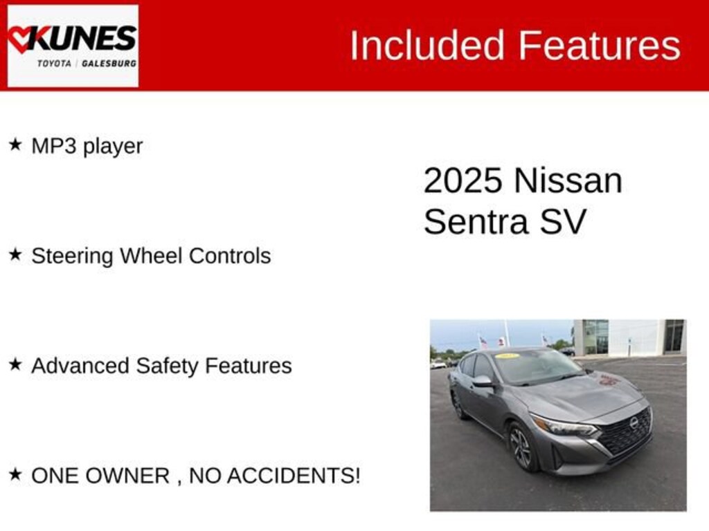 Used 2025 Nissan Sentra SV Sedan