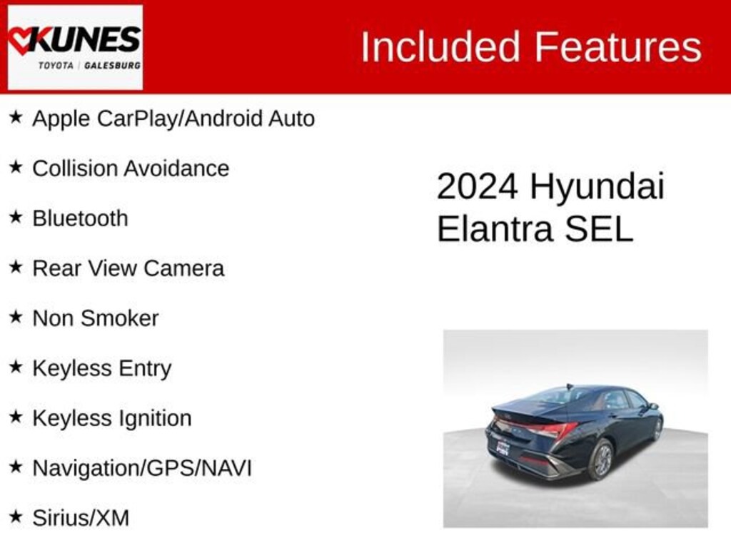 Used 2024 Hyundai Elantra SEL Sedan