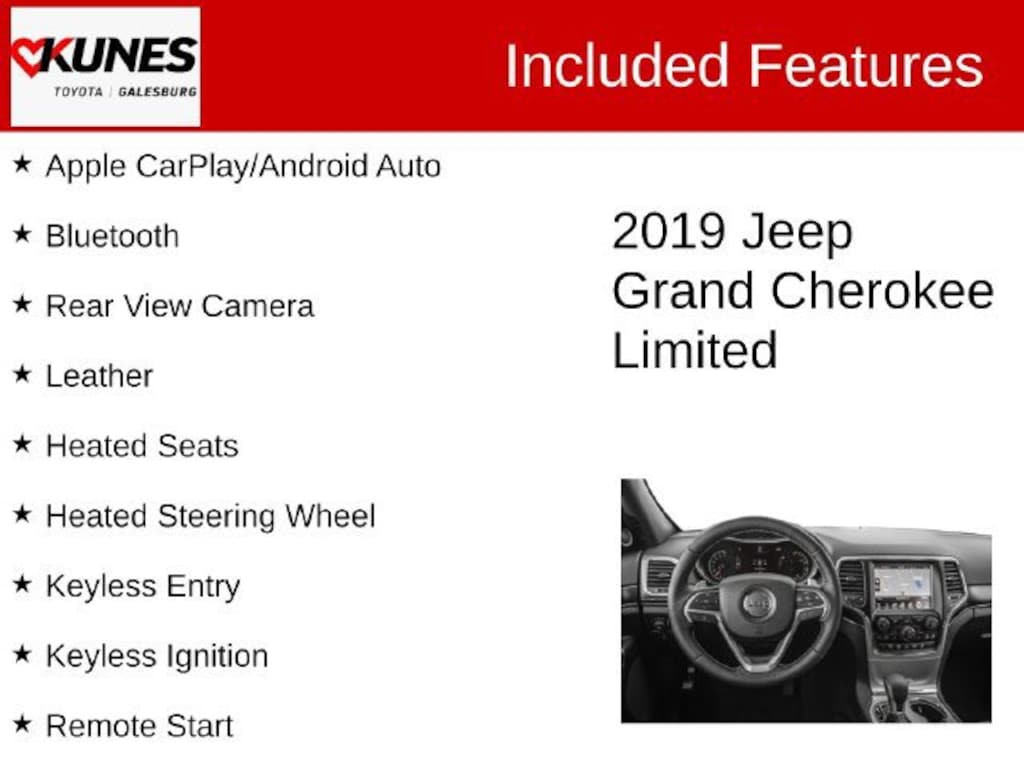 Used 2019 Jeep Grand Cherokee Limited SUV