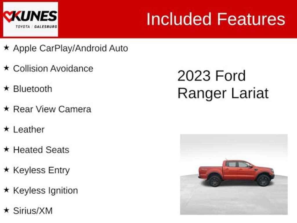 Used 2023 Ford Ranger Truck SuperCrew