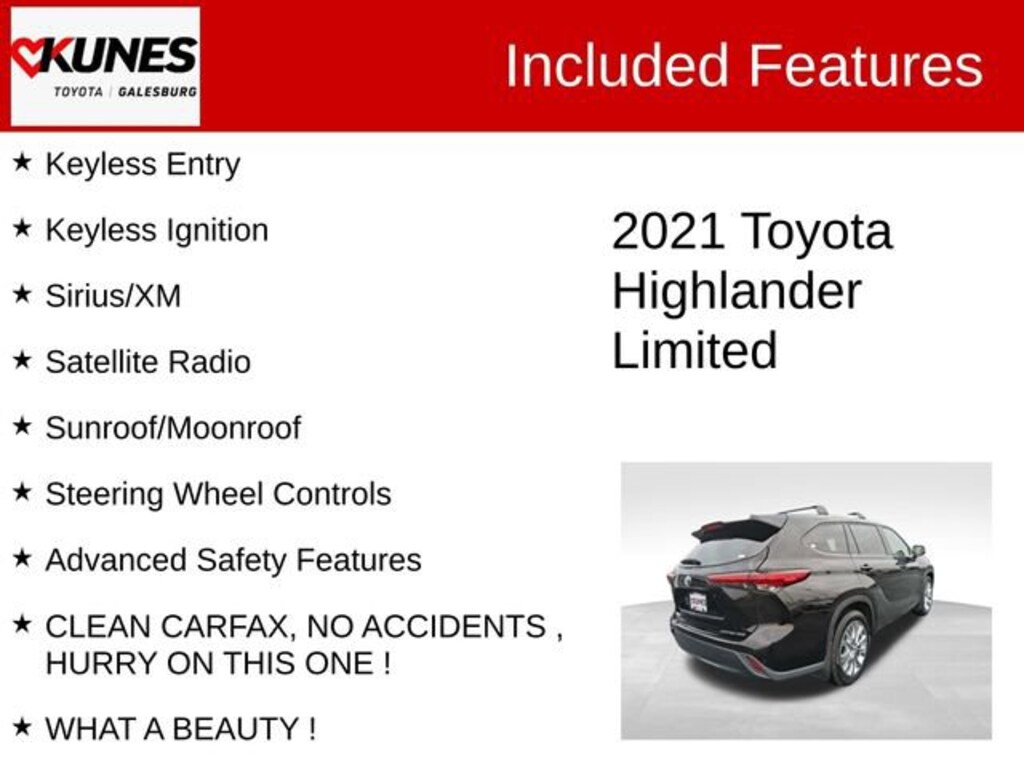 Used 2021 Toyota Highlander Limited SUV