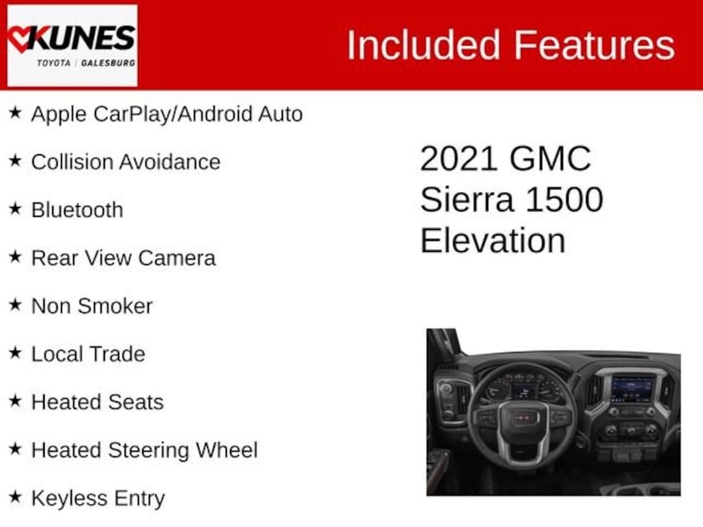 Used 2021 GMC Sierra 1500 Elevation w/3SB Truck Double Cab