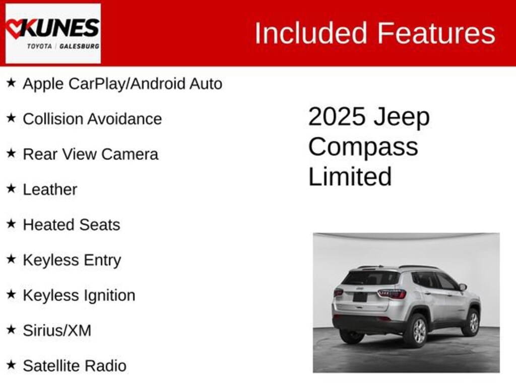 Used 2025 Jeep Compass Limited SUV