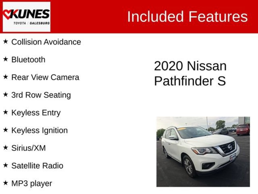 Used 2020 Nissan Pathfinder S SUV