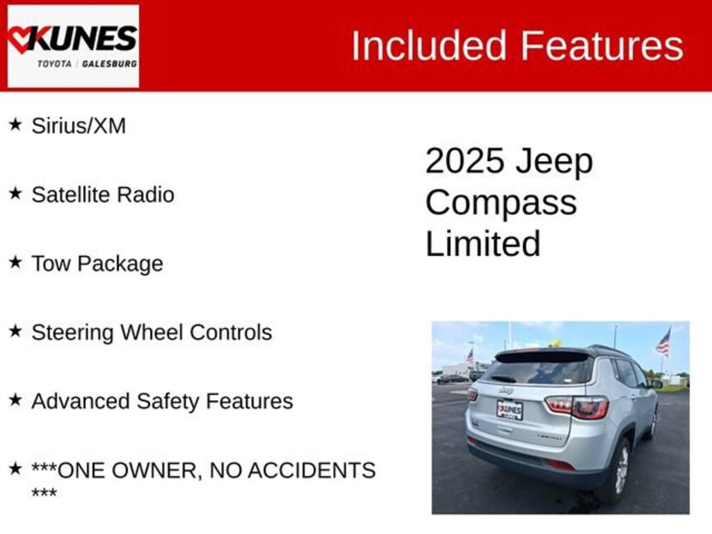 Used 2025 Jeep Compass Limited SUV