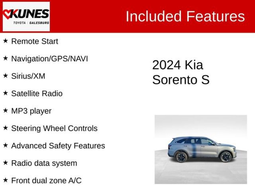 Used 2024 Kia Sorento S SUV