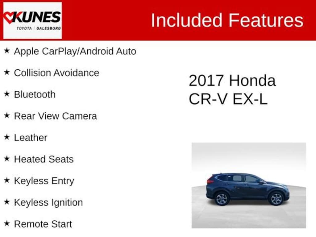 Used 2017 Honda CR-V EX-L SUV